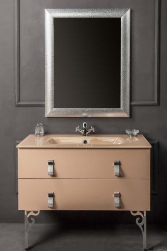 Тумба под раковину Armadi Art NeoArt 831-100-CP 100х50 подвесная цвет коричневый