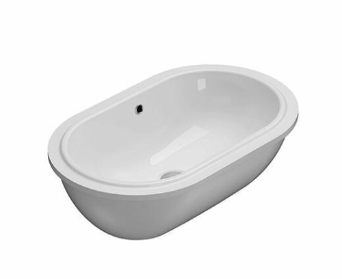 Раковина Globo FORTY3 SC043BI 60х40 встраиваемая цвет белый без отверстий под смеситель