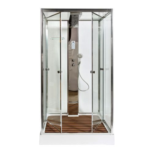 Душевая кабина AvaCan Z122 120х90 прямоугольная с крышей ориентация универсальная