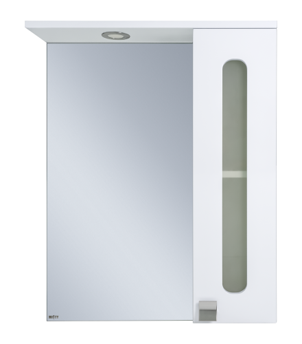 Зеркало-шкаф Misty Урал Э-Ура-04060-021П 60х70 подвесной цвет белый