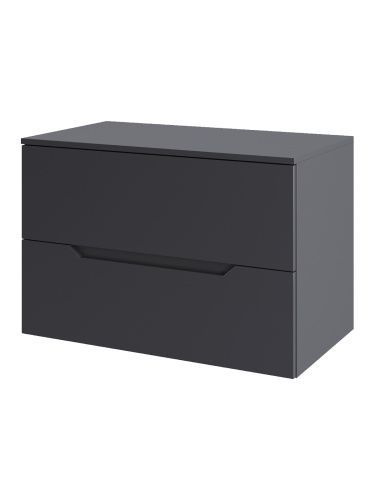 Тумба под раковину Orange Line Li-70TugMDF 70х50 подвесная цвет серый