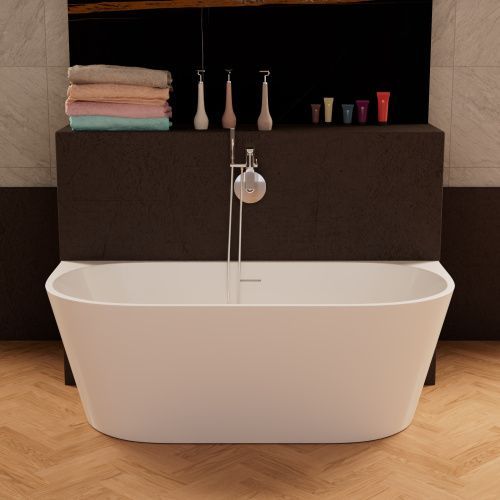 Ванна акриловая Frank 12530 170х80 пристенная овальная с ножками