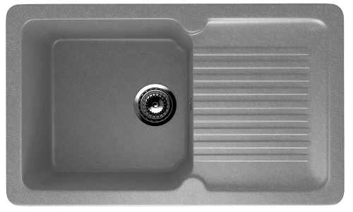 Кухонная мойка Ulgran Classic U-506-342 75х50 цвет серый