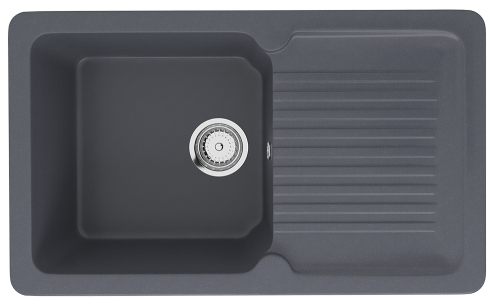Кухонная мойка Ulgran Classic U-506-343 75х50 цвет серый