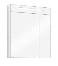 Зеркало-шкаф Aquaton Сильва 1A216202SIW70 60х80 подвесной цвет белый/бежевый