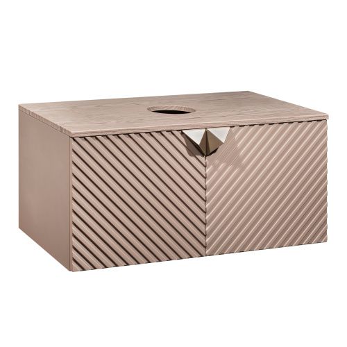 Тумба под раковину Runo Андорра 00-00002017 90х50 подвесная цвет бежевый