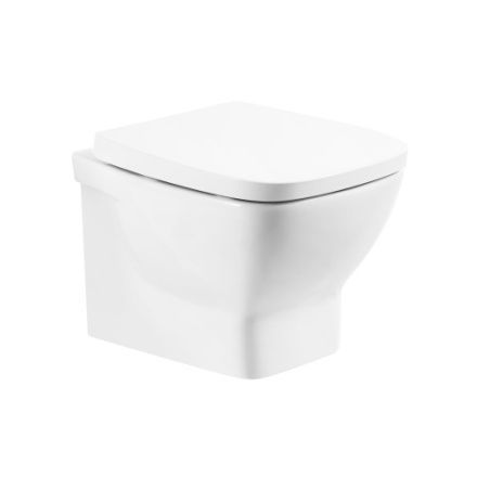 Чаша унитаза подвесная BelBagno LAGO BB128CH цвет белый без сиденья каскадный смыв