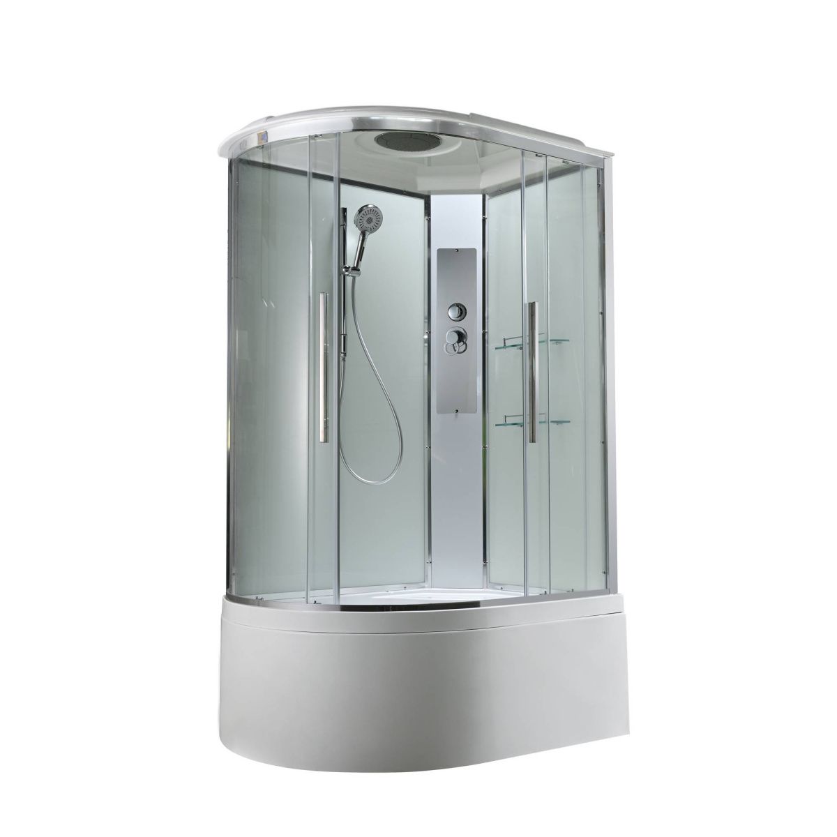 Душевая кабина AvaCan EM EM5811RT 110х80 асимметричная с крышей ориентация правая