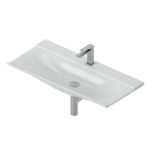 Раковина керамическая Artceram The One THL002 05 00 90х40 подвесная цвет белый 1 отверстие под смеситель