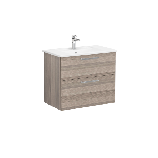 Тумба с раковиной Vitra Root 68288 80х50 подвесная цвет коричневый