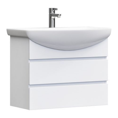 Тумба под раковину Vigo Wing tp.WIN.BAL.70.2Y белый 70х30 подвесная цвет белый