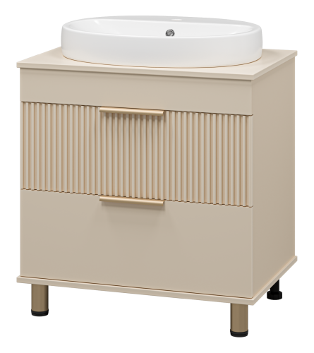 Тумба под раковину Brevita Enfida ENF-06070-0342Я 70х50 напольная цвет бежевый