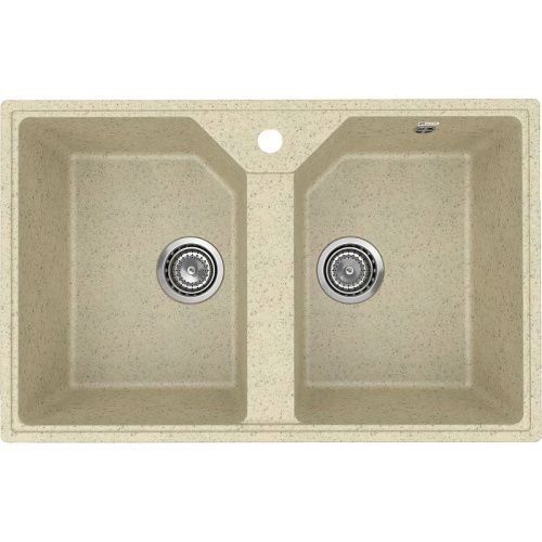 Кухонная мойка Ulgran Practik PR-M 770-002 75х50 цвет бежевый поверхность матовая