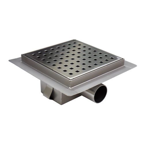Душевой трап Azario AZZ1150 15х15 нержавеющая сталь