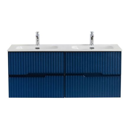 Тумба под раковину Cezares DUET DUET-N-1200-4C-SO-2-SPF-P 120х50 подвесная цвет синий