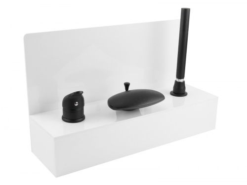 Смеситель ASD Vella-Kit Гл000027289 на борт ванны черный