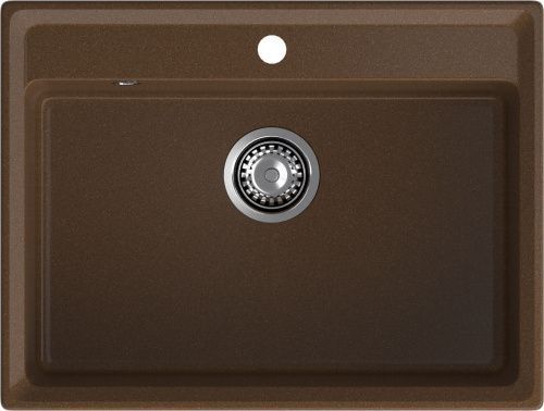 Кухонная мойка Granfest Level LV-660 терракот 65х50 цвет коричневый поверхность матовая