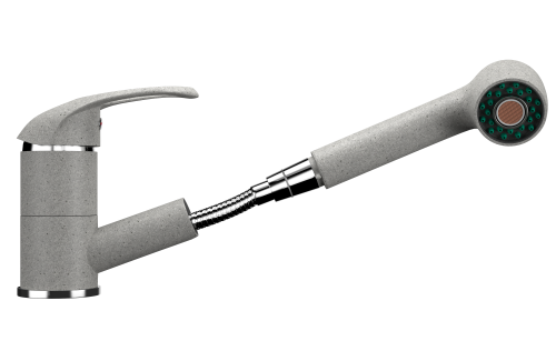 Смеситель для кухни Ulgran Classic U-002-310 на мойку серый