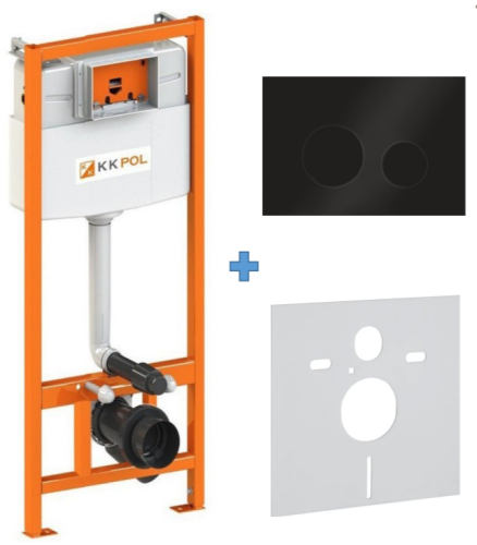 Инсталляция + кнопка смыва KK POL Standard 350/ZPW/425-005-S0