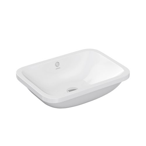 Раковина из сантехнического фарфора Berges Ego 181006 60х40 встраиваемая цвет белый