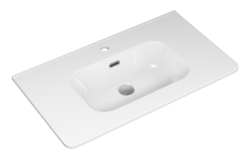 Раковина мебельная керамическая Brevita Onda 80 B-OND080-01 80х50 накладная цвет белый