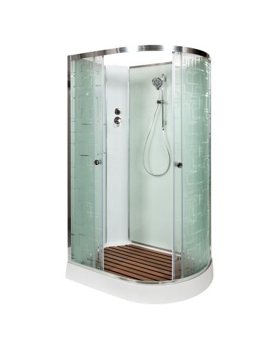 Душевая кабина AvaCan EM1512LN 120х80 асимметричная без крыши ориентация левая