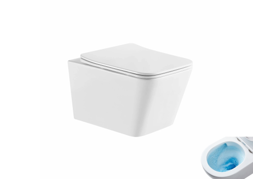 Унитаз подвесной Gid Tornado 62303Y белый с сиденьем микролифт безободковый смыв торнадо