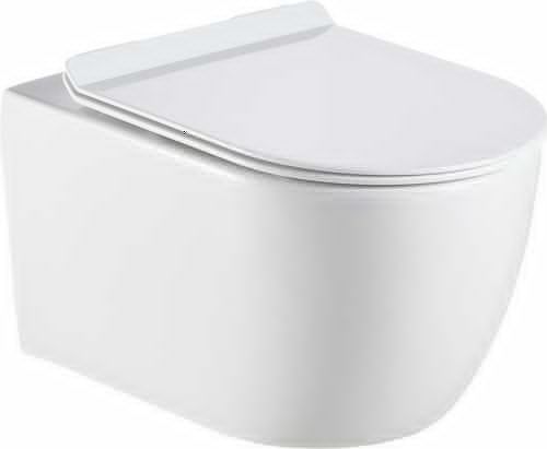 Унитаз подвесной Logan 00261951 белый с сиденьем микролифт безободковый каскадный смыв