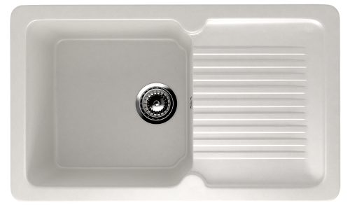 Кухонная мойка Ulgran Classic U-506-341 75х50 цвет белый