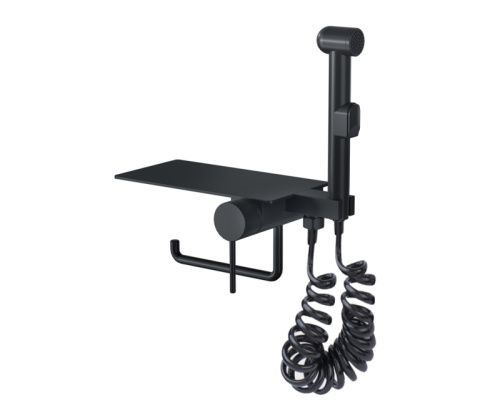 Гигиенический душ со смесителем Bronze de Luxe SCANDI 708/1B черный