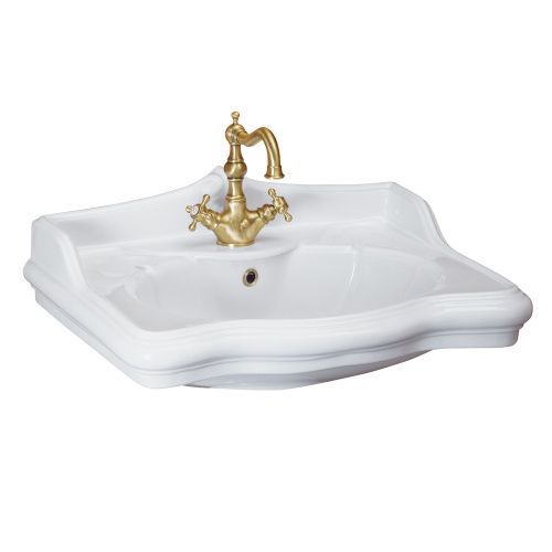 Раковина керамическая Migliore IMPERO 20787 70х60 подвесная цвет белый 1 отверстие под смеситель