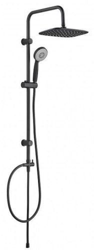 Душевая стойка Aquanet Passion AF300-70-RC-B настенная цвет черный