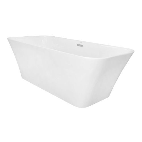 Ванна акриловая Azario ROVETA AZ-6615 170х80 отдельностоящая прямоугольная с каркасом
