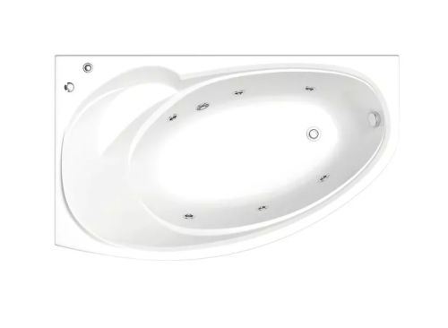 Ванна акриловая Bas Флорида ВГ00296 160х90 угловая асимметричная с ножками