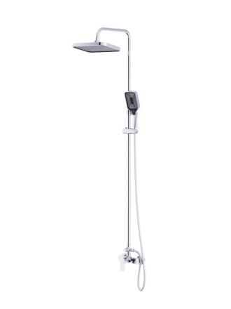 Душевая стойка BelBagno DUE DUE-DOCM-CRM настенная цвет хром