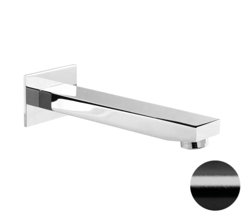 Излив Remer Qubika 91QCFP настенный черный