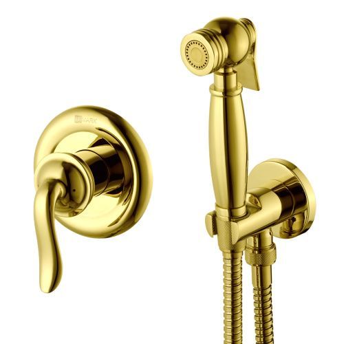 Гигиенический душ со смесителем LeMark Brava LM4719G золото