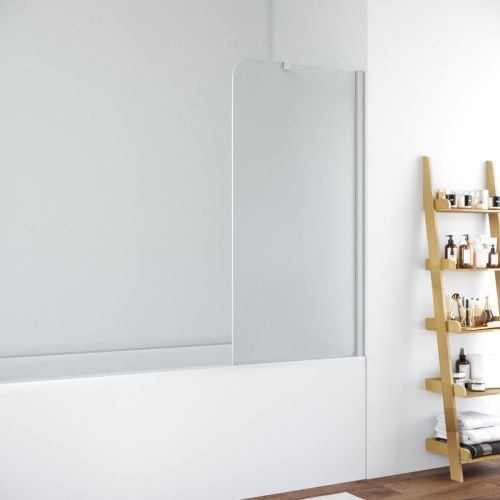 Душевая шторка на ванну Vegas-Glass EV+EV NOVO ST EV ST NOVO 76 07 10 R 75х140 стекло матовое профиль хром ориентация правая