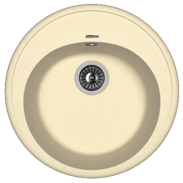 Кухонная мойка Florentina Лотос 510 20.290.B0510.202 50х50 цвет бежевый поверхность матовая