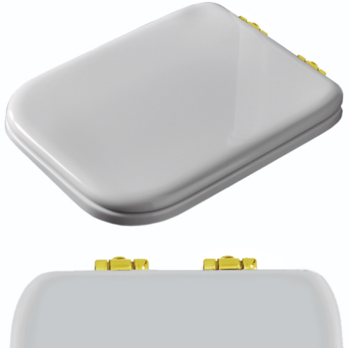 Комплект шарниров (микролифт) для сидения 418701/418740 Kerasan WALDORF R108A16 - шарниры для 4187 oro