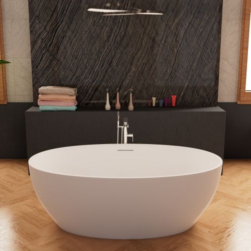 Ванна акриловая Frank 12529 175х105 отдельностоящая овальная с ножками