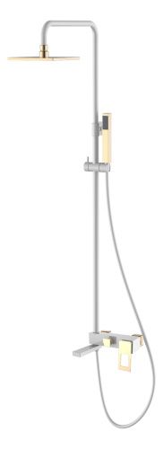 Душевая стойка Boheme Q 148-WG настенная цвет белый