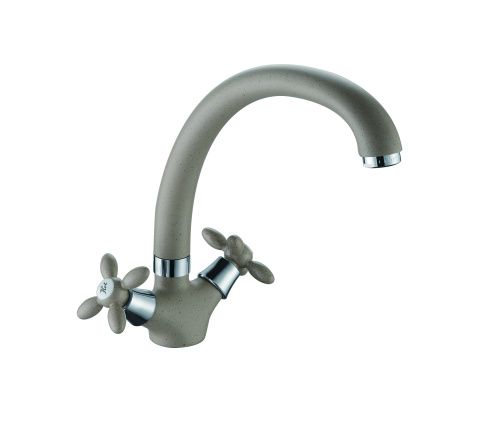 Смеситель для кухни D-Lin D153808-W на мойку бежевый