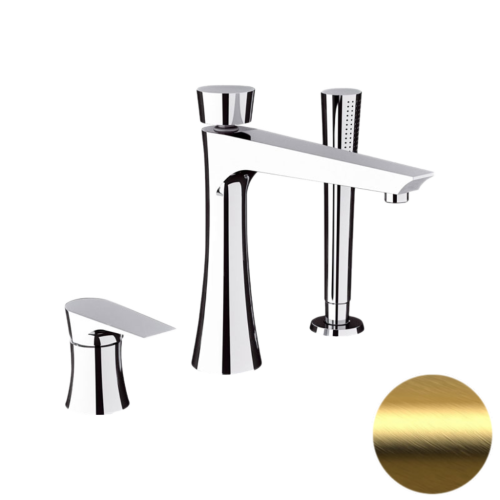 Смеситель Daniel Diva DV691DP на борт ванны золото