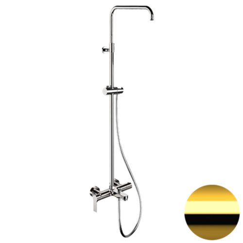 Душевая стойка Remer Energy EY34ASSDDO настенная цвет золото
