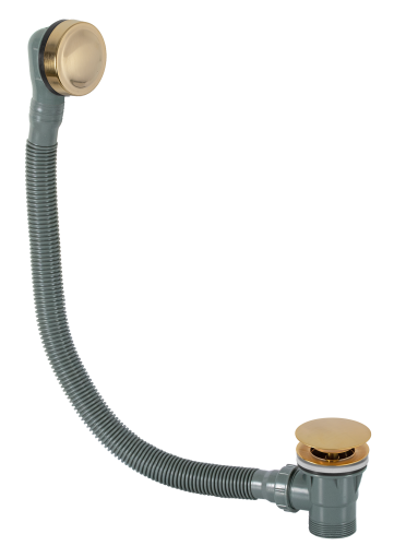 Слив-перелив для ванны Remer 96PCCBG золото