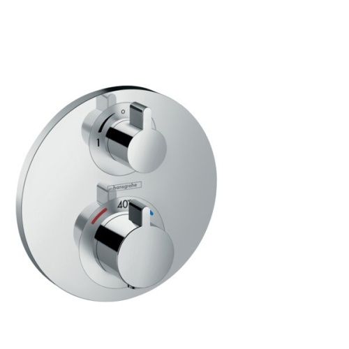 Смеситель Hansgrohe Ecostat S 15757000 встраиваемый в стену хром с термостатом