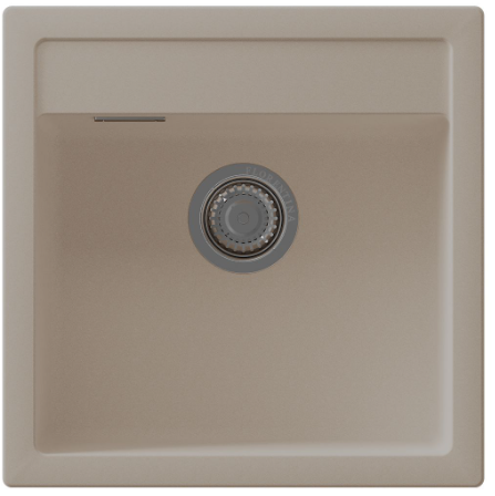 Кухонная мойка Florentina Эстель 510 20.515.C0510.202 50х50 цвет бежевый поверхность матовая