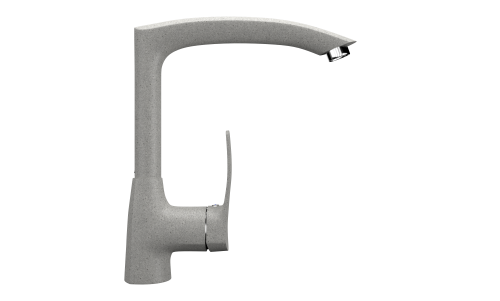 Смеситель для кухни Ulgran Classic U-005-310 на мойку серый