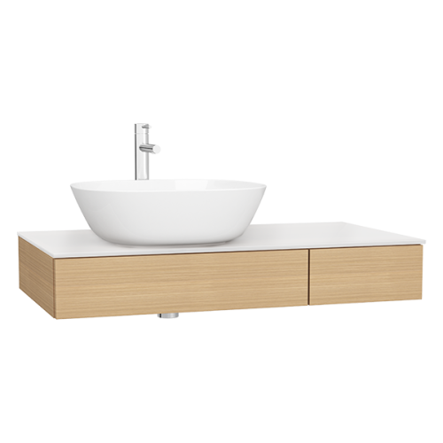 Тумба под раковину Vitra Origin 65675 90х50 подвесная цвет коричневый